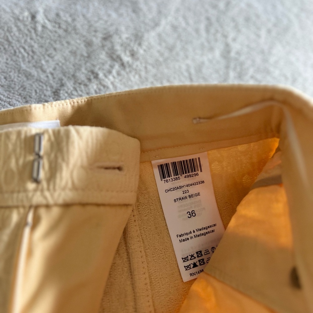 COPY - CHLOÉ - Quilted cotton jacquard shorts in beige - Picture 10 of 13